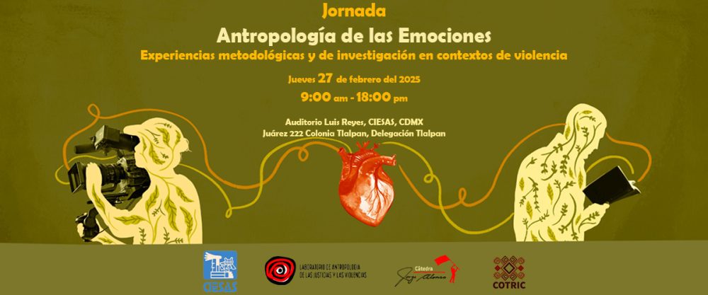 Jornada de Antropología de las emociones. Experiencias merotológicas y de investigación en contextos de violencia.